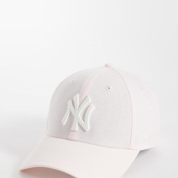 ニュー内鰓 New Era NEW ERA ニュー内鰓 NYヤンキース レディース 9forty リネン旗がしら サクラ色 かぶり笠 レディース 成人女性 インポートブランド