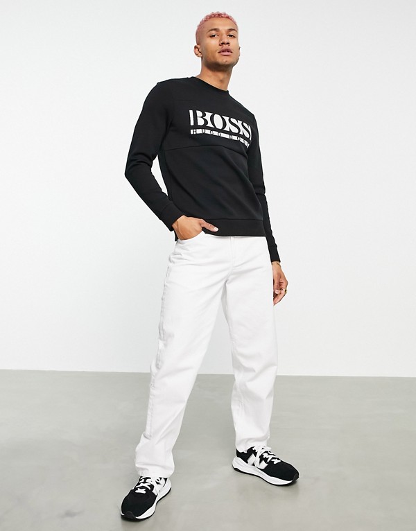 ヒューゴボス Boss Hugoboss Hugo Boss Boss アスレジャー サルボ 1 汗 ブラック トップス メンズ 男性 インポートブランド 卑劣大きさから非道いサイズまで Sheldonconrich Co Uk