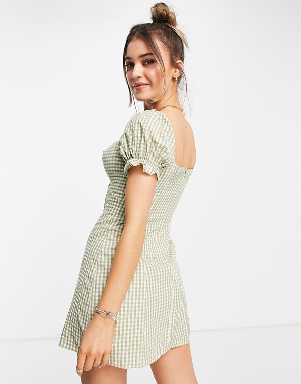 シスターズオブザトライブミニミルクメイドドレス テクスチャードギンガム ワンピース レディース 女性 インポートブランド 小さいサイズから大きいサイズまで Vmaphotographystudios Com