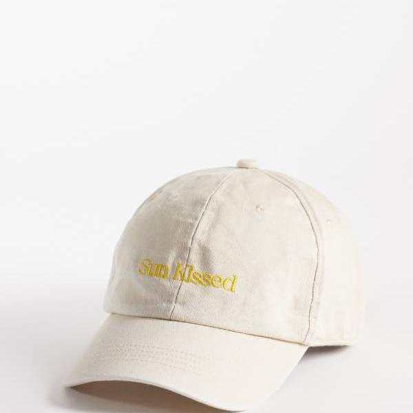 サウス砂浜 SOUTH BEACH South Beach サウス砂浜のサンキッスドスローガンキャップ（皮膚軟化剤色） かぶり笠 レディース 亭主もち インポートブランド バッグ・小物・ブランド雑貨-レディース帽子-キャップ