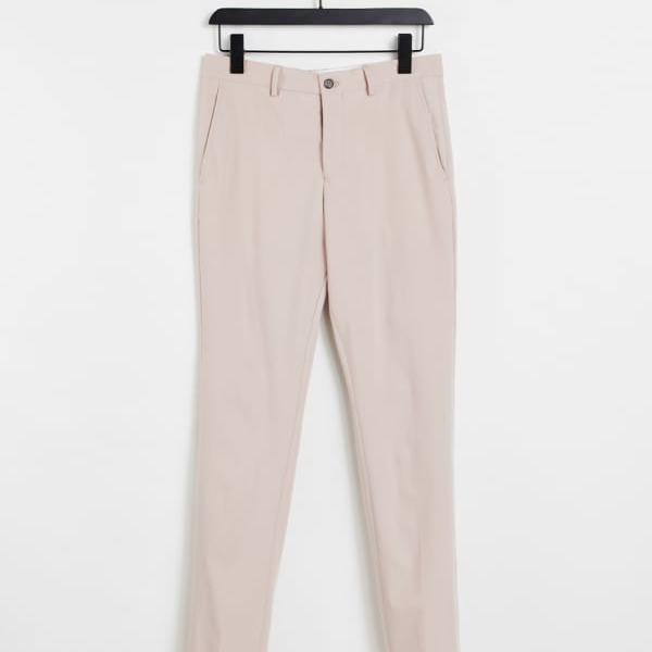 ジャックアンドジョーンズ Jack & Jones ジャック＆ジョーンズ プレミアムスーツパンツ スリムフィット ピンク パンツ ボトム メンズ 男性 インポートブランド 小さいサイズから大きいサイズまで｜セレクトショップ　Diva　Closet