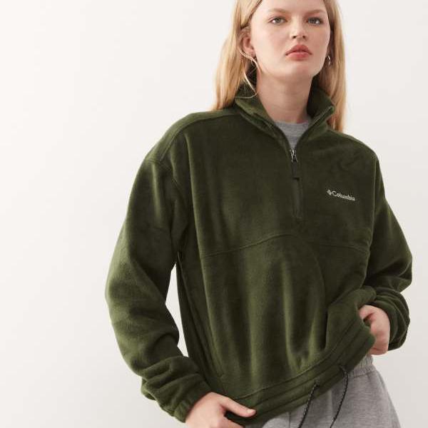 コロンビア Columbia コロンビア ブラッシーベイ ハーフジップ フリース（カーキグリーン） トップス レディース 女性 インポートブランド 小さいサイズから大きいサイズまで 17,182円