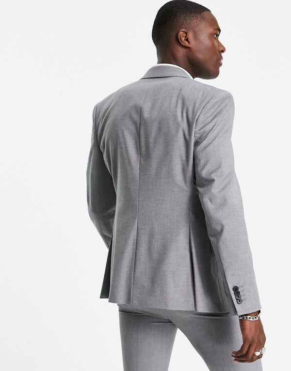 エイソス Asos Asos Asosdesignスリムスーツジャケットグレー アウター メンズ 男性 インポートブランド 小さいサイズから大きいサイズまで Dwellingplaceint Org