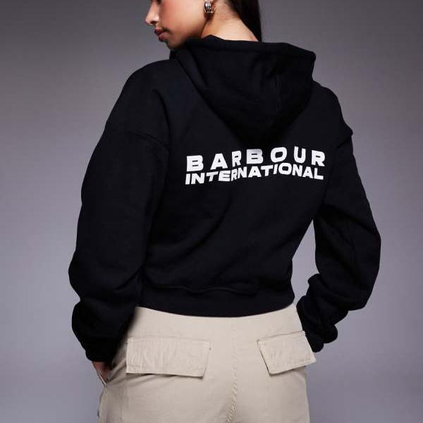 バブアーインターナショナル Barbour バブアー バブアーインターナショナル シアラ パーカー（ブラック） トップス レディース 女性 インポートブランド 小さいサイズから大きいサイズまで