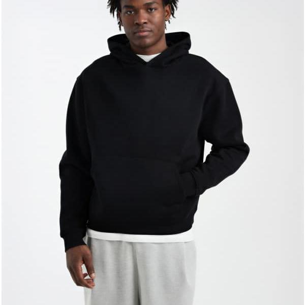 エイソス ASOS asos ASOS DESIGN エッセンシャルズ ボクシーフーディー（黒いこと） トップス メンズ 成人男性 インポートブランド 弱められた大いさから途轍も無い大いさまで トップス-メンズファッション
