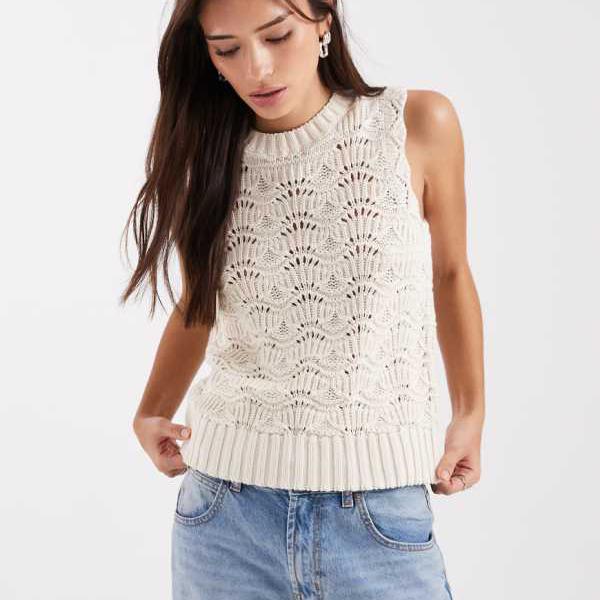 リーバイス Levi's リーバイス ホープ クロシェベスト（エクリュ） トップス レディース 女性 インポートブランド 小さいサイズから大きいサイズまで 19,355円