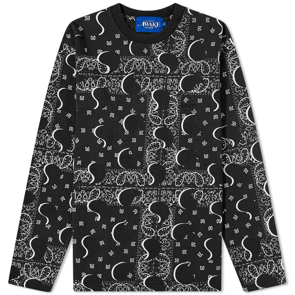 で公式に取扱 アウェイク ニューヨーク Awake Ny アウェイクny長袖ビッグペイズリーtシャツ トップス メンズ 男性 インポートブランド 小さいサイズから大きいサイズまで 半額買い物 Livinginmalta Com