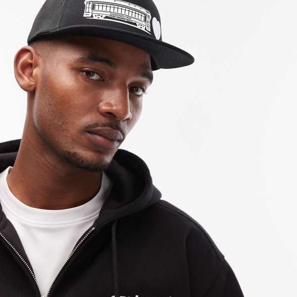 カーハート Carhartt WIP Carhartt Carhartt WIP デコンストラクト トラッカーキャップ（ブラック） 帽子 メンズ 男性 インポートブランド