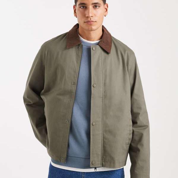 ジャックアンドジョーンズ Jack & Jones ジャック＆ジョーンズのバーンジャケット（カーキ） アウター メンズ 男性 インポートブランド 小さいサイズから大きいサイズまで