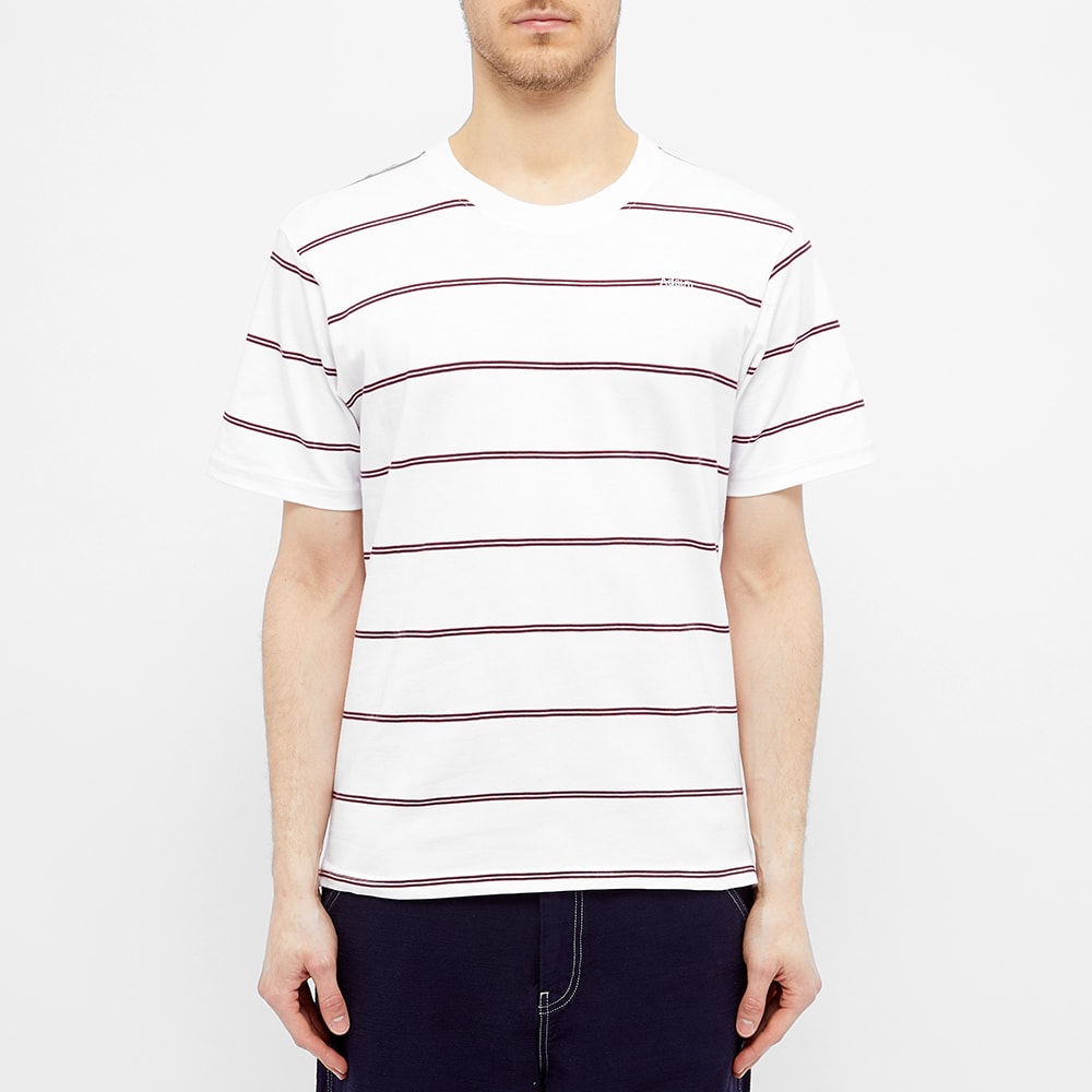アドサム Adsum Adsumダブルストライプtシャツ トップス メンズ 男性 インポートブランド 小さいサイズから大きいサイズまで Vmaphotographystudios Com