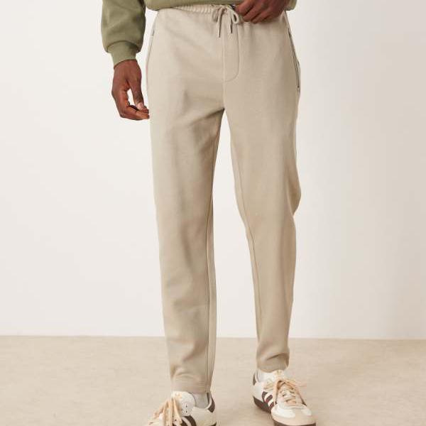 エイソス ASOS asos ASOS DESIGN スマートスリムジョガー（ライトカーキ） パンツ ボトム メンズ 男性 インポートブランド 小さいサイズから大きいサイズまで