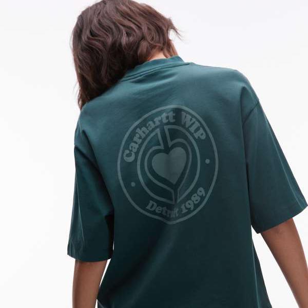 カーハート Carhartt WIP Carhartt Carhartt WIP モダリティ オーバーサイズ Tシャツ グリーン トップス レディース 女性 インポートブランド 小さいサイズから大きいサイズまで
