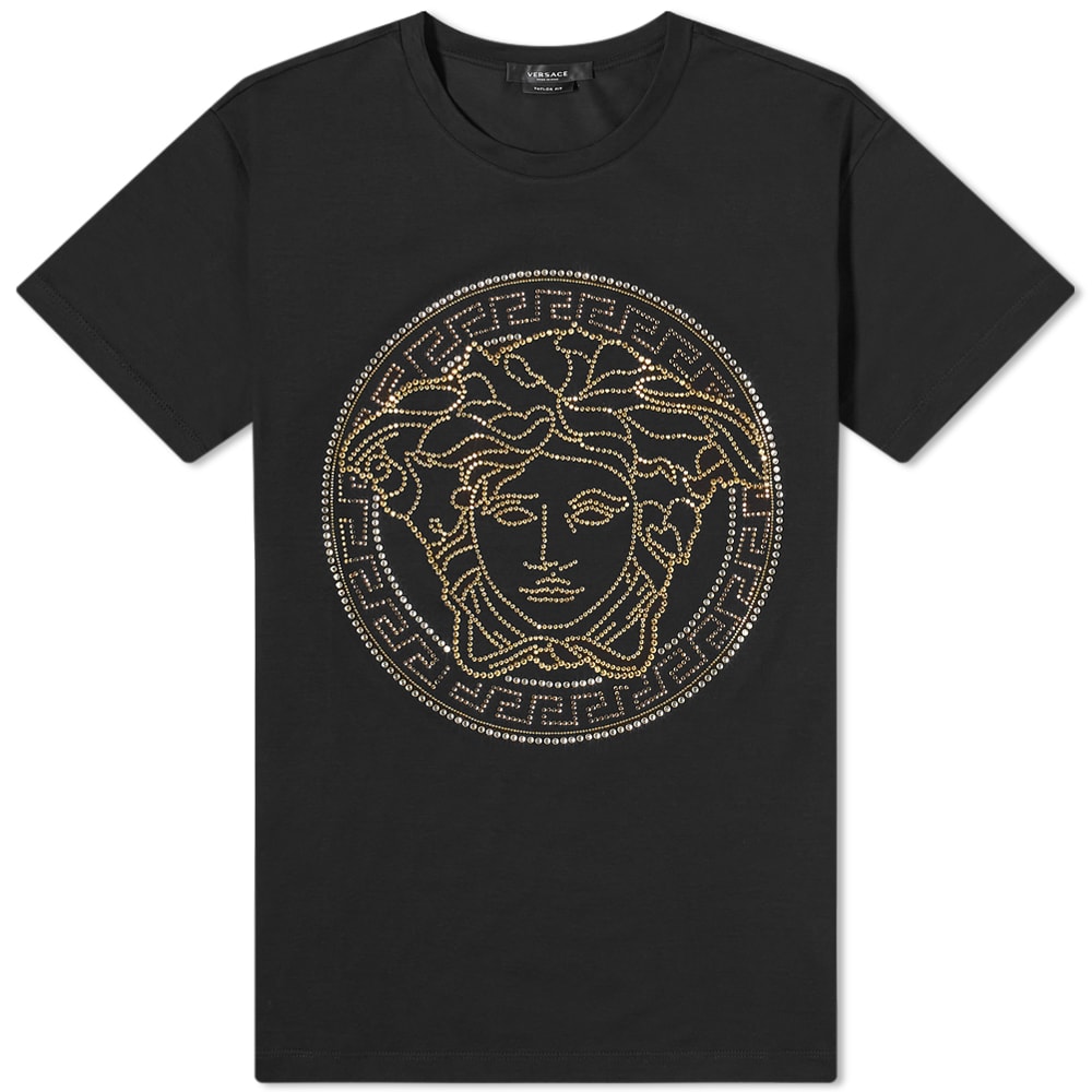 ヴェルサーチェ Versace ヴェルサーチ ベルサーチ Versace ヴェルサーチ装飾メデューサtシャツ トップス メンズ 男性 インポートブランド 小さいサイズから大きいサイズまで Fmcholollan Org Mx