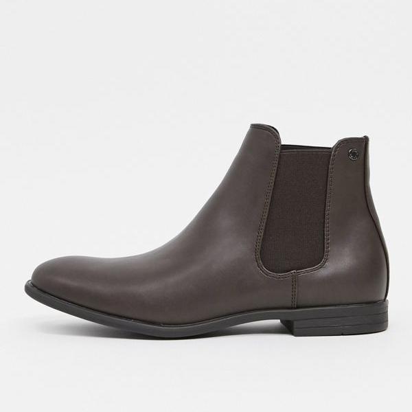 格安 ジャックアンドジョーンズ Jack Jones ジャック ジョーンズフェイクレザーチェルシーブーツブラウン 靴 メンズ 男性 インポート ブランド 小さいサイズから大きいサイズまで 代 30代 40代 50代 カジュアル 日本製 Parragon Cl