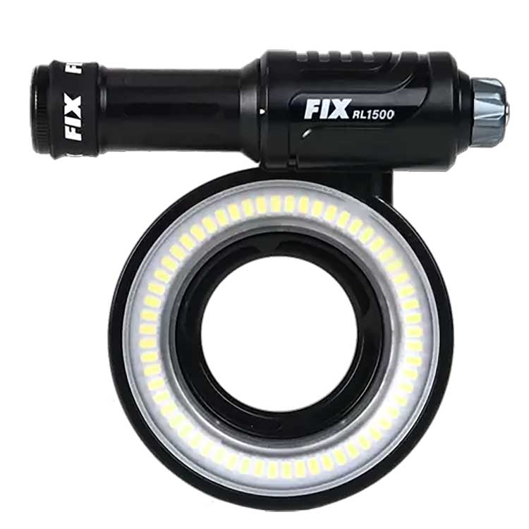 楽天市場】フィッシュアイ FIX リングライト1500 LEDを円形に配置した