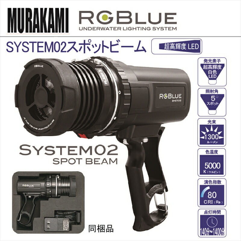 RGBlue LED ライト SYSTEM02 スポットビーム 正規取扱店