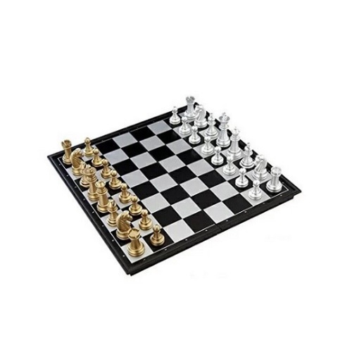 楽天市場 豪華なボードゲーム 金と銀のチェス 約32cm 32cm 大判サイズ マグネット式で外でも遊べます 一式セット 遊戯 チェス盤 ゴールド シルバー 持ち運び ダイバージェンス