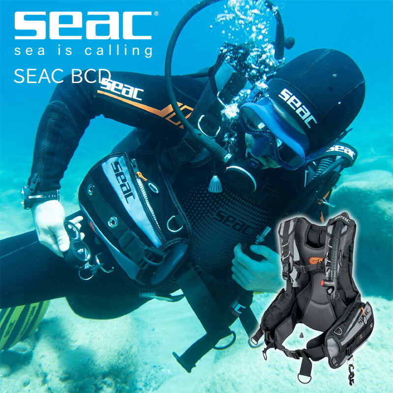 楽天市場】BCD SEAC シアック スキューバダイビング 重器材