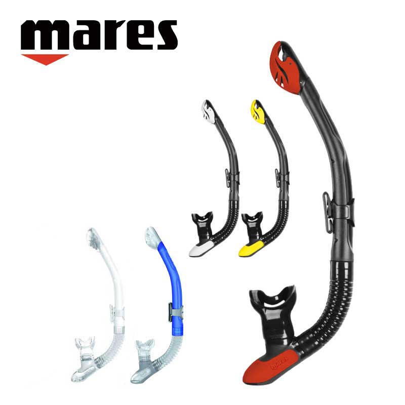 ドライスノーケル mares マレス エルゴ ドライ ダイビング 軽器材|シュノーケル シュノーケリング