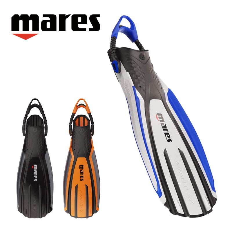 マレス MARES アヴァンティ 4X フィン ダイビング バンジーストラップ仕様 メッシュバッグ付属 AVANTI アバンティ 軽器材 HID