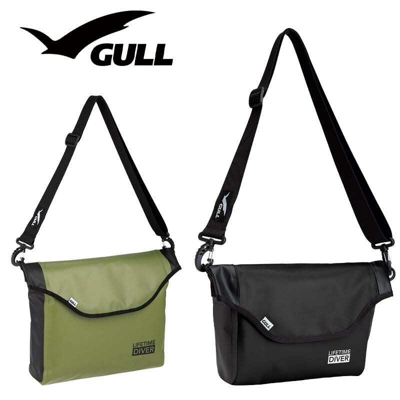 ガル GULL ダイビング バッグ ウォータープロテクト ショルダーバッグ S GB-7147A スキューバダイビング スクーバ ダイバー HID