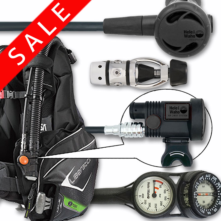 楽天市場】AQUA LUNG(アクアラング) タイタン + カリプソオクトパス