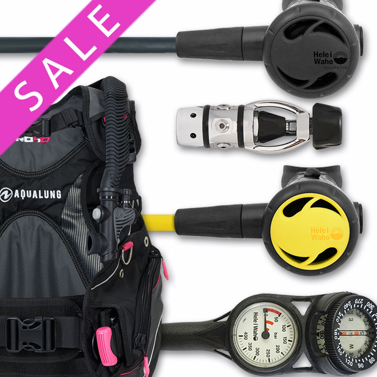 62%OFF!】 ダイビング 重器材 セット BCD レギュレーター オクトパス