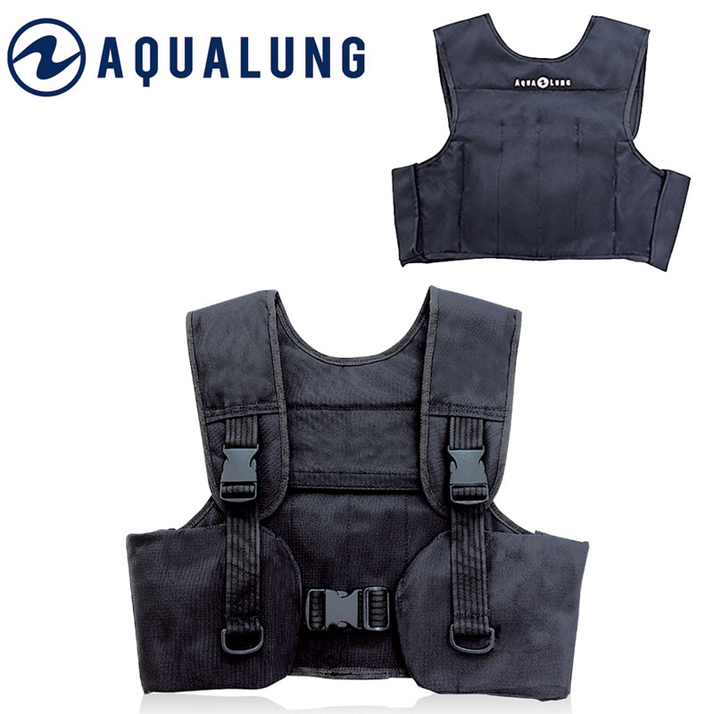 市場 ダイビング用ウェイトベスト AQUALUNG ウェストベスト アクアラング 6kg