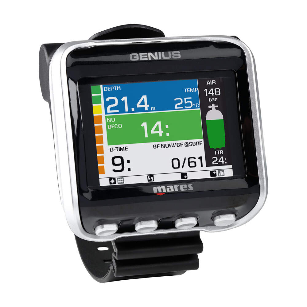 マレスmaresダイブコンピューターSIRIUSシリウス　トランスミッター付 マレス ダイブコンピュータ シリウス MARES SIRIUS カラー