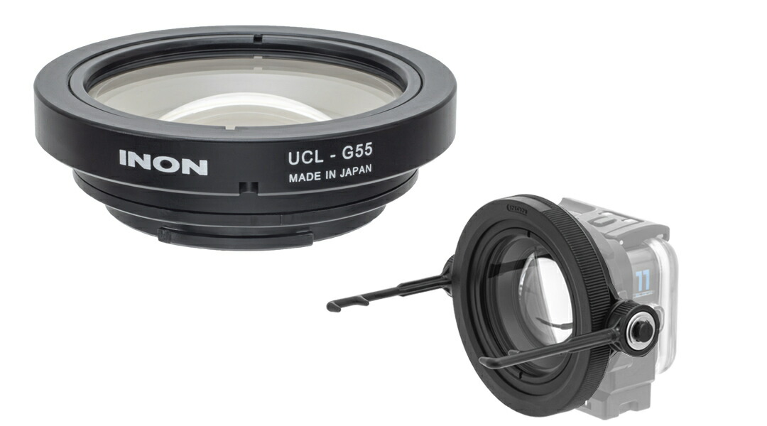 INON イノン 水中近接写真水晶体 UCL-G55 SD 飛び込み競技 水中写真機 動き写真機 水晶体