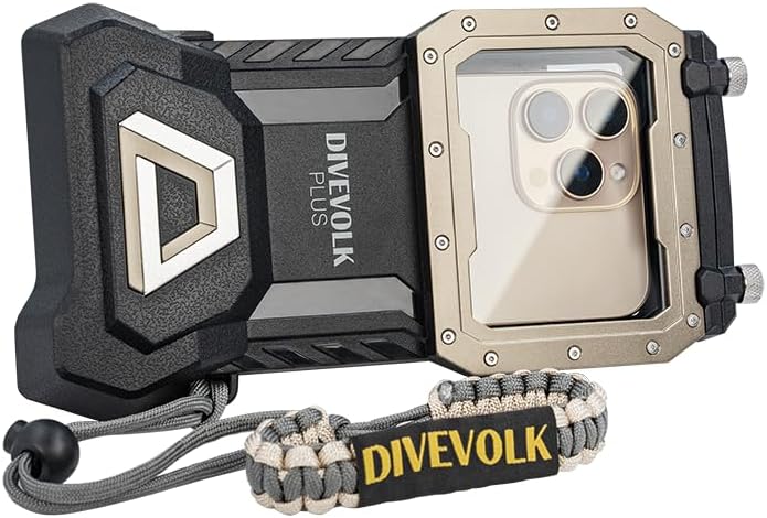 Fisheye フィッシュアイ DIVEVOLK DAFDB SeaTouch 4 Maxアンダーウォータースマートフォンハウジングプラスブラック #10570