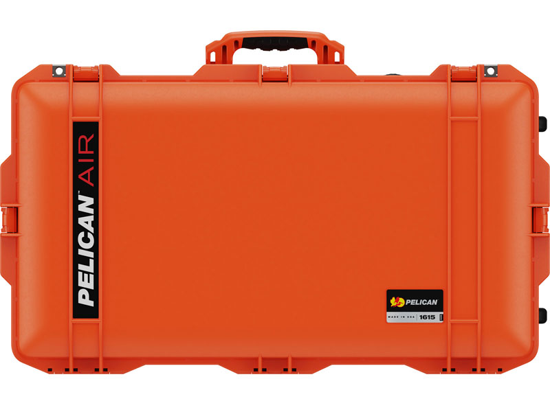 【アウトレット品/外箱難あり】PELICAN ペリカン 1615 エアケース フォーム付き オレンジ 71L [016150-0001-150] プレスアンドプルラッチ 1615Air 1615 Air Case with Form Press and Pull Latch Orange 本体新品