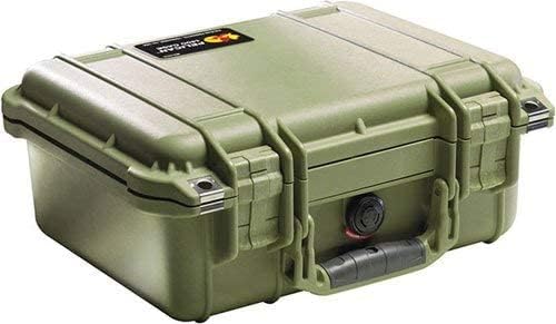 PELICAN（ペリカン） プロテクターケース 1400 フォーム付 OD GREEN [ODグリーン] [1400-000-130] 携帯電話 デジカメケース 保護ケース ハードケース｜街のダイビング屋さん　店