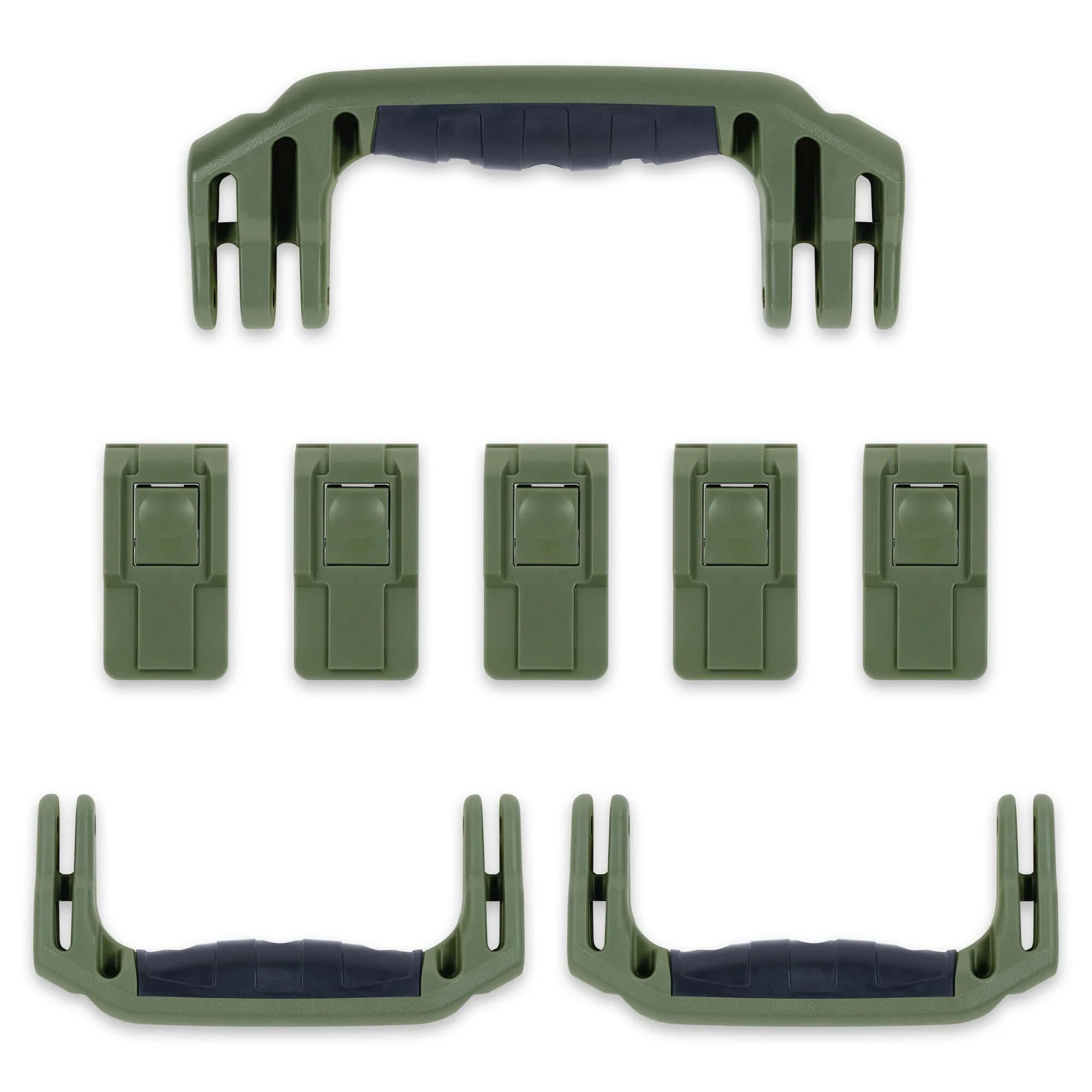 PELICAN ペリカン 1615 Air 交換用ハンドル＆ラッチセット ODグリーン [1615-HLA-131] OD Green Replacement Handles & Latches Set 純正 リペアパーツ 交換部品