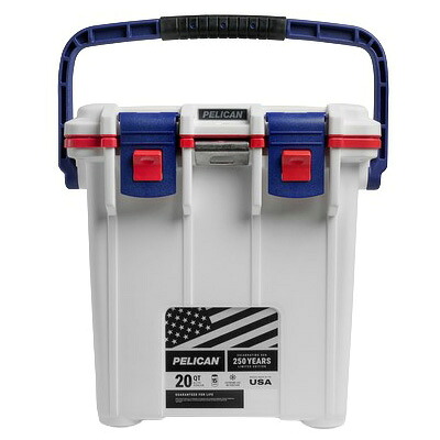 PELICAN 伽藍鳥 20QT エリート空調設備 アメリカントリコロール [20Q-6-AMERICANA250] 20QT Elite Cooler 20.35L 高耐久