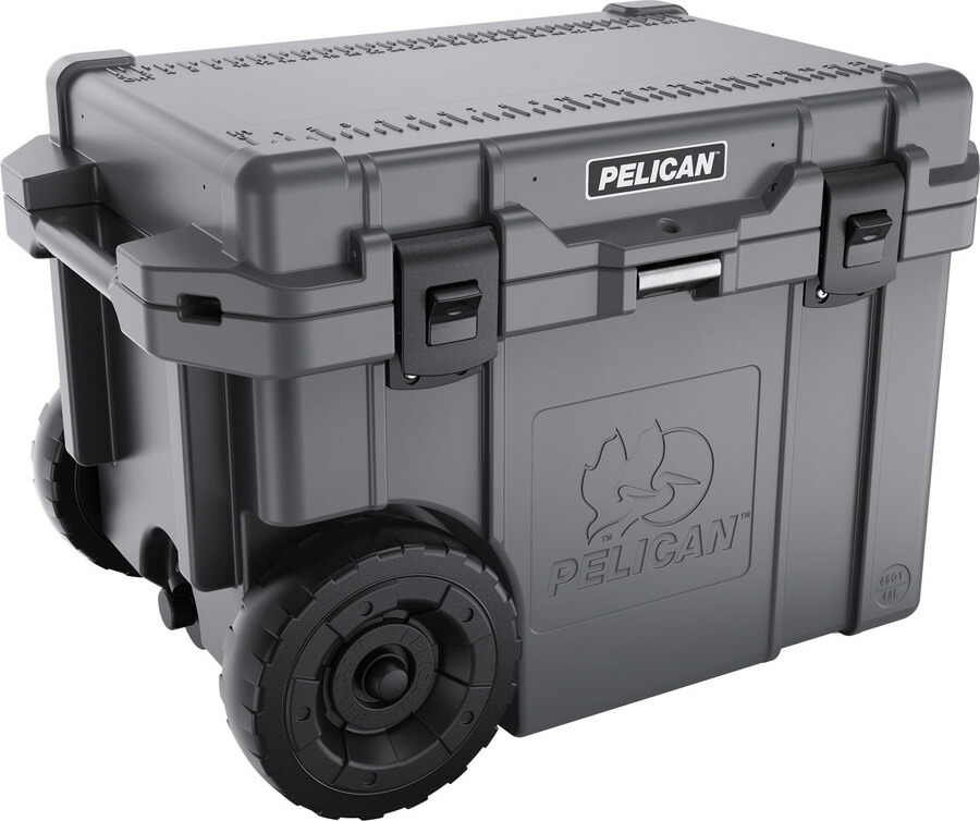 PELICAN 伽藍鳥 45QW Elite Wheeled Cooler エリート空調設備 キャスター付 DARK GRAY 靉靆たる薄墨色 [45QW-6-DKGRY] 空調設備ボックス席 保冷