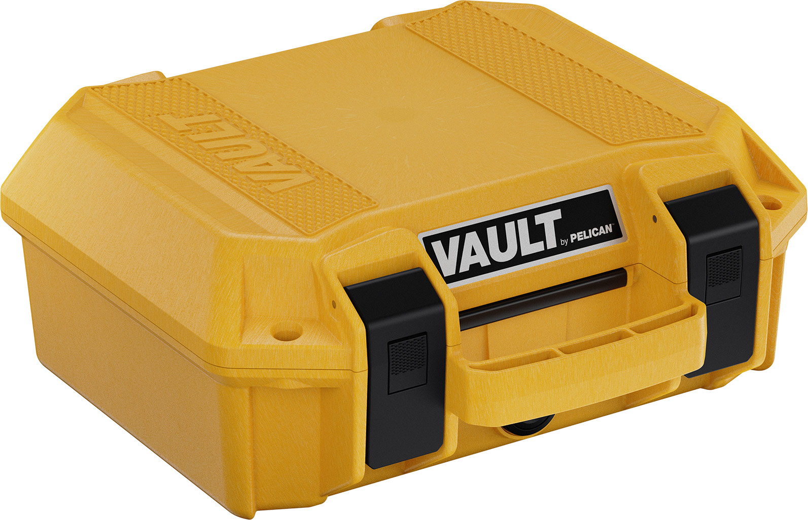 PELICAN ペリカン V100C Vault Equipment Case ボルト イクィップメント ケース フォーム付き カラー:Yellow イエロー サイズ:31.2 x 30.6 x 13.1 cm 容量:7L 機器ケース 保護ケース 防水 [VCV100-0000-YEL]｜街のダイビング屋さん　店 9,516円