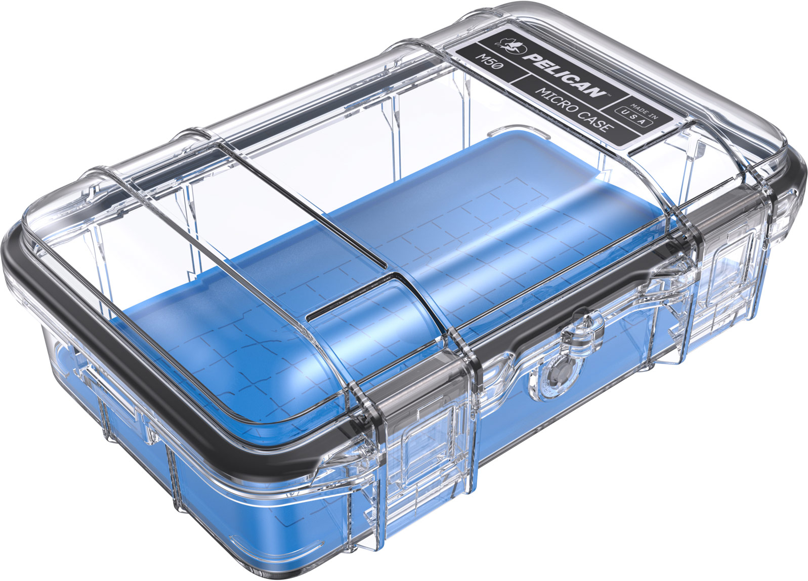 PELICAN ペリカン M50マイクロケース カラー:BLUE CLEARブルークリア サイズ:20.6 x 14 x 7.4 cm 携帯電話 デジカメケース 保護ケース ハードケース [M500-0260-100] 7,218円