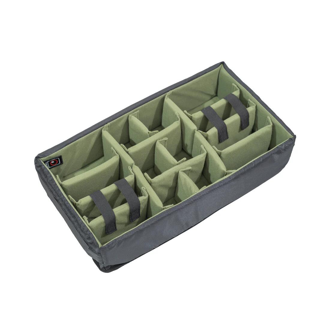 PELICAN 伽藍鳥 1510 \u0026 IM2500用 Padded Divider Set パッド入り口・入口ディバイダーセット 色合い:緑であること GREEN [A-ModeIN1510]