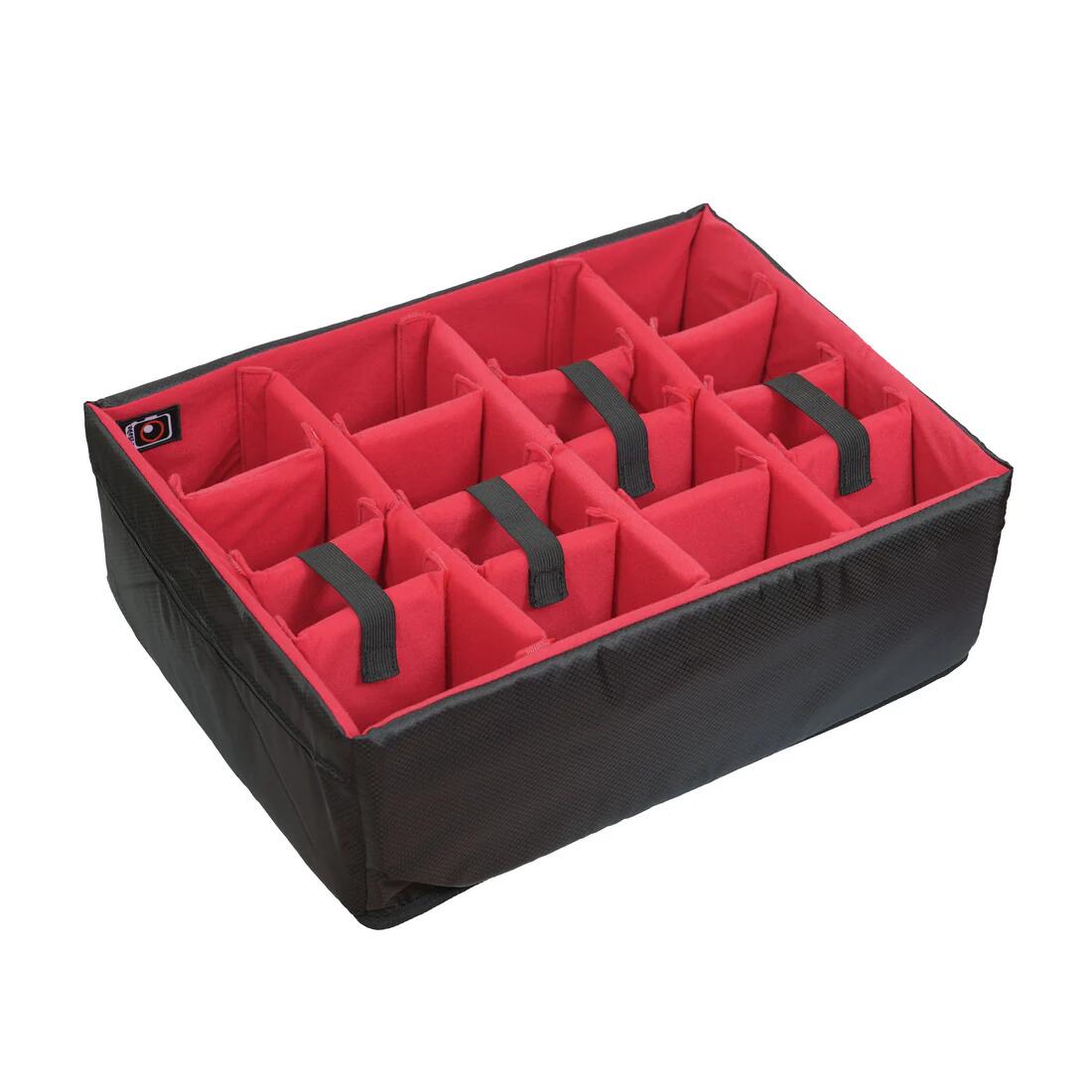 PELICAN ペリカン 1560用 Padded Divider Set パッド入りディバイダーセット カラー:レッド RED [A-ModeIN1560]