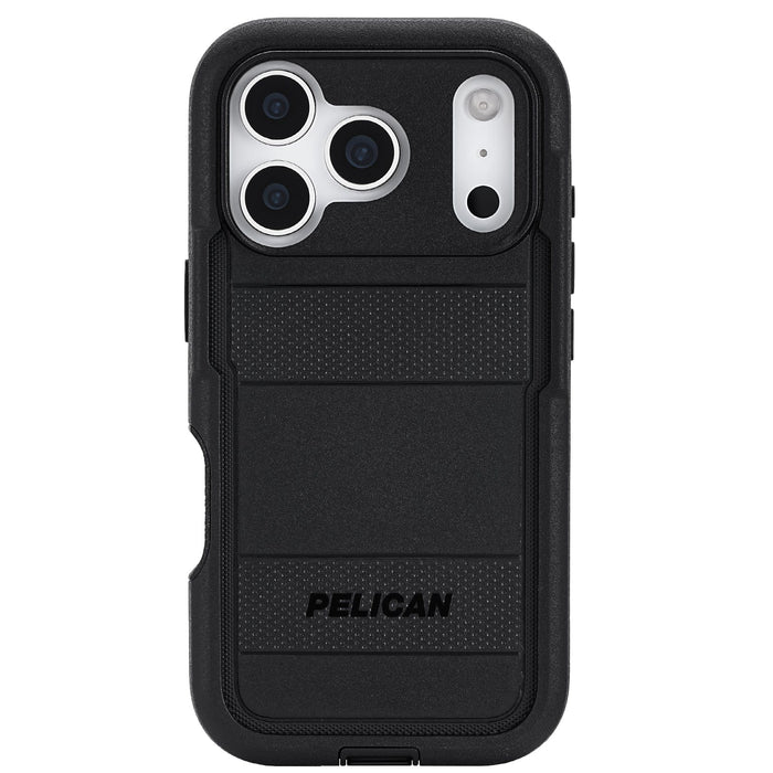 PELICAN 伽藍鳥 iPhone17 Pro用 スマホケース ボイジャー 黒いこと [PP057352] MagSafe相応う Pelican Voyager スマホカバー 耐衝撃 高耐久 ミリタリー評点 専用ホルスター付き添い人