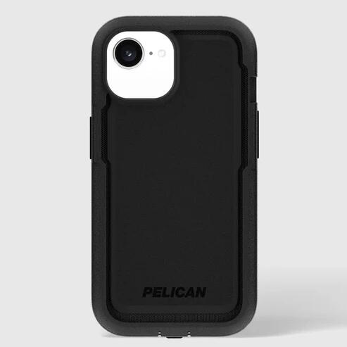 PELICAN ペリカン iPhone16e用 スマホケース ボイジャー ブラック [PP056582] MagSafe対応 Pelican Voyager スマホカバー 耐衝撃 高耐久 ミリタリーグレード 専用ホルスター付き｜街のダイビング屋さん　店