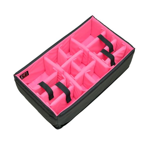 PELICAN 伽藍鳥 1510 \u0026 IM2500用 Padded Divider Set パッド入り口・入口ディバイダーセット 色合い:サクラ色 Pink  [A-ModeIN1510-PI]