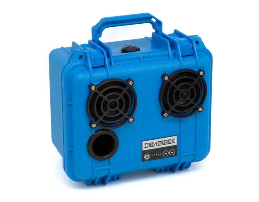 DemerBox デマーボックス DB2 タフ防水Bluetoothスピーカー Roseau Blue [DB2-1300-BLU] 米国発・超耐久設計 大音量＆深い低音 40+時間再生 USB充電対応 PELICAN CASE ペリカンケース