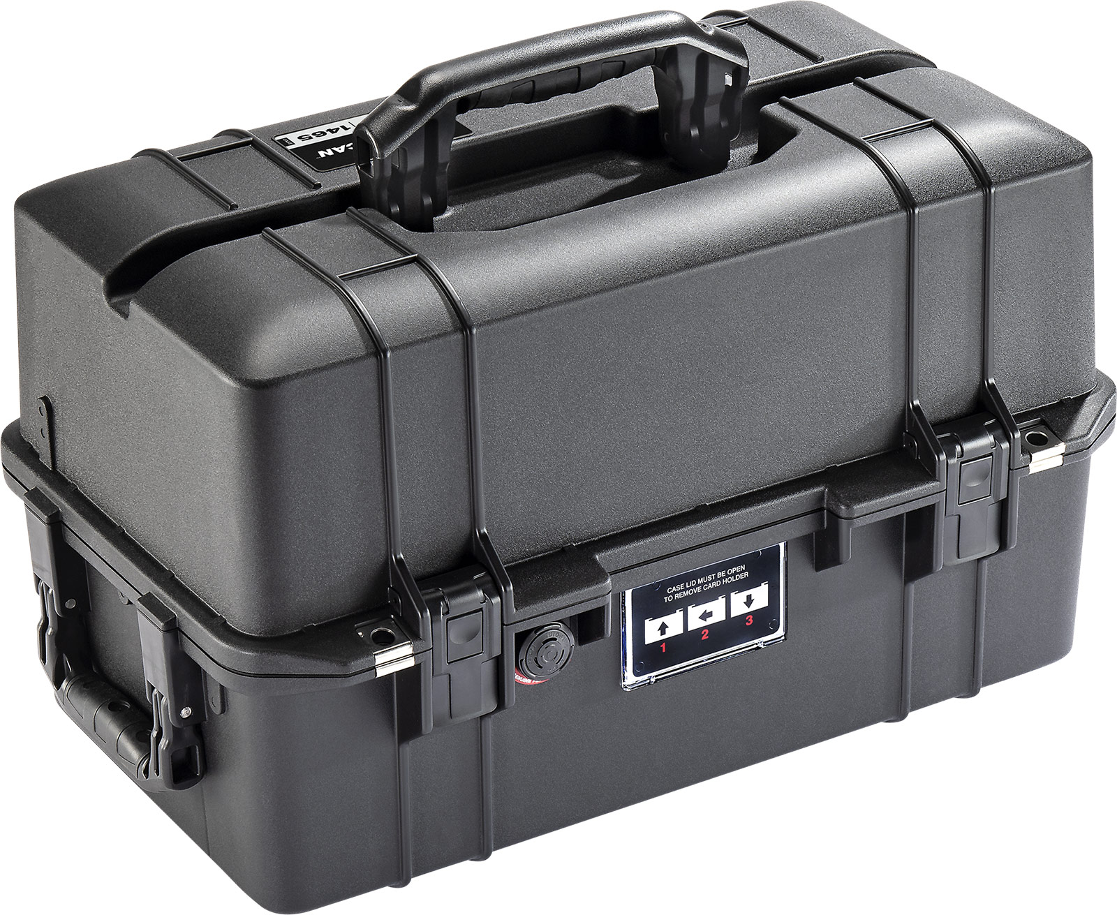 PELICAN(伽藍鳥) 1465 大気圏容れもの プレスアンドプルラッチ [014650-0000-110] 1465AIR 1465 Air Case Press and Pull Latch 捉え所のない容れもの