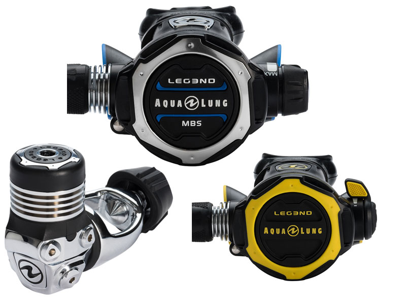 AQUALUNG (アクアラング) LEG3ND MBS REGULATOR W/OCTOPUS レジェンドMBS レギュレーター・オクトパスセット [148012] ダイビング用レギュレーター