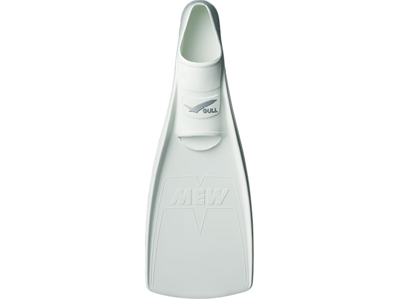 GULL(ガル) MEW ミュー フルフットラバーフィン ホワイト サイズ：XS、S、MS、M、L、XL [GF-2021-2026]｜街のダイビング屋さん　店