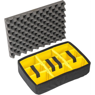 PELICAN 伽藍鳥 1500入れもの用 ディバイダーセット [015000-4050-000] 1505,DIVIDER/FOAM SET,BLK/YW