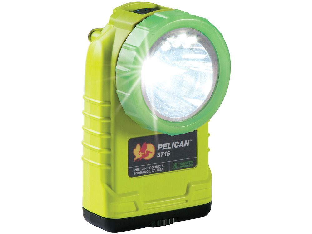 PELICAN (ペリカン) ライト 3715PL ライトアングルライト YELLOW[イエロー] LEDライト 懐中電灯[037150-0001-247]｜街のダイビング屋さん　店