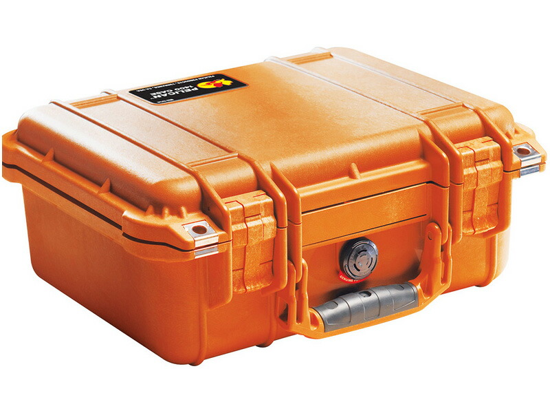 PELICAN（伽藍鳥） プロテクター容れもの 1400 質問用紙付 ORANGE [オレンジ色] [1400-000-150] 持ちはこぶ電話を掛ける デジカメケース 保護すること容れもの  捉え所のない容れもの